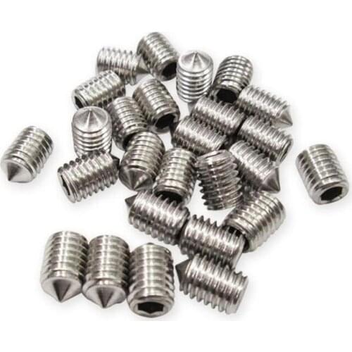 M6x5-40mm Hex Allen Socket Set Screw 304 Stainless Steel Grub Screw DIN914