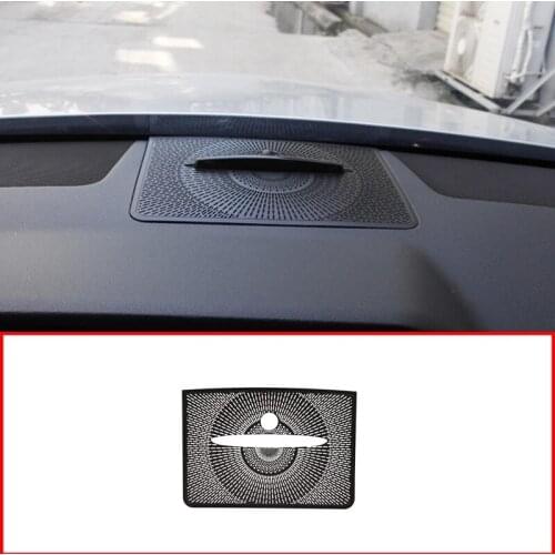 Dashboard Loudspeaker Cover Stickers Trim Accessories For Mercedes Benz GLK Class X204 GLK260 300 Car styling Audio Speaker