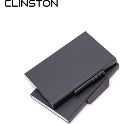 2020 New RFID Universal Simple Mens Card Holder Male Metal Alloy Card Case Thin Creativity Wallet Purse for Men Women Purse