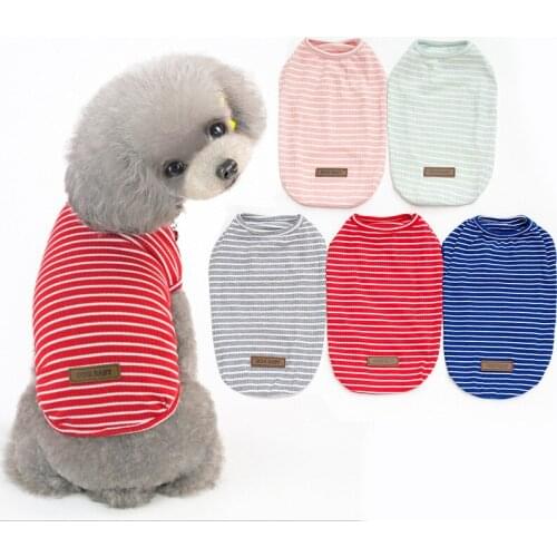 Dog Clothes Soft T-shirt Puppy Breathable Dog Clothes For Small Medium Dogs Pet Dogs Cat Vest T-shirt Dogs Clothing Costumes