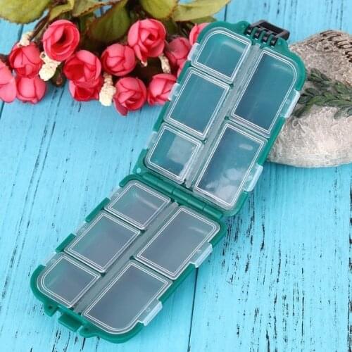 Plastic Box Fishing Tackle Box Small Accessory Box Square Fishhook Box