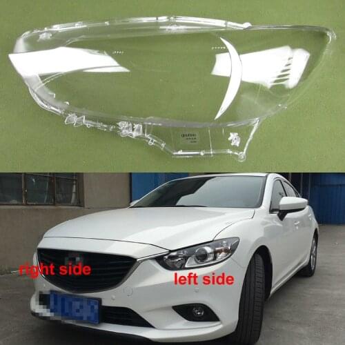 For Mazda 6 Atenza 2014 2015 2016 Transparent Headlight cover Hernia Headlight Cover Lampshade Headlight Shell
