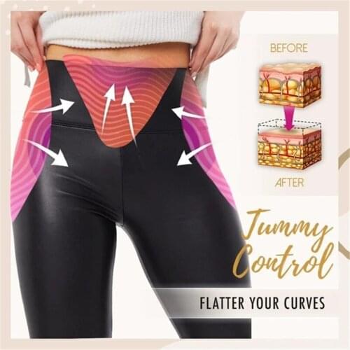 Plus Size Perfect Fit PU Leather Leggings Lightweight for Women Girls Fashion A66