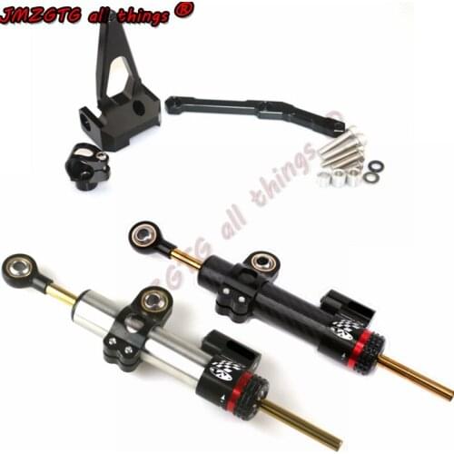 Motorcycle CNC Stabilizer Damper Complete Steering Mounting Bracket For YAMAHA MT09/FZ09 2013 2014 2015 2016