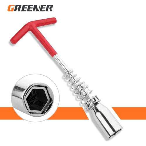 Car Universal T-Handle Dual Use Spark Plug Wrench Kit Remover Installer Joint Spark Plug Socket Wrench Motorcycle Special Tools