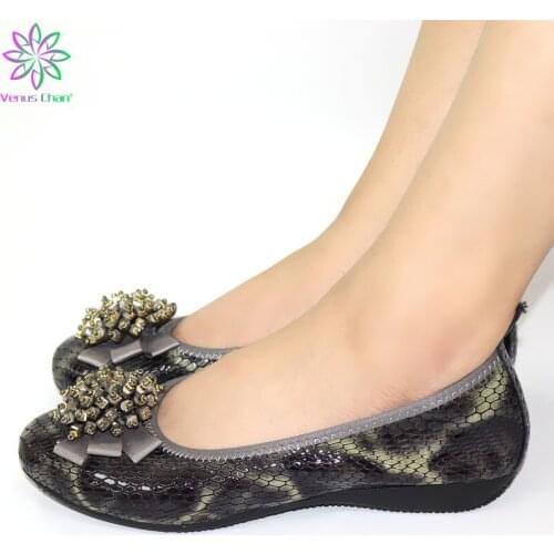 Женские балетки на каблуке Venus Chan China At AliExpress