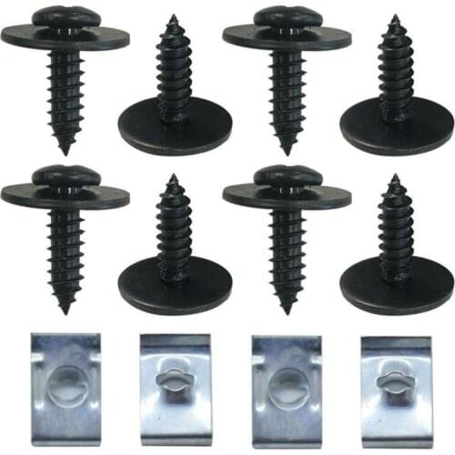 Replacement Fasteners 50Pcs Accessories Cover Clips Parts Plastic And Metal