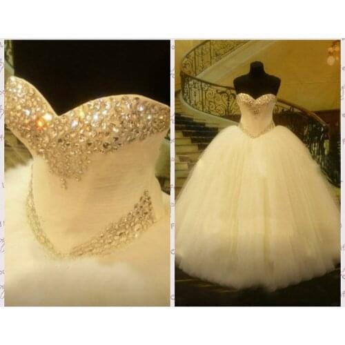 Free Shipping White Ivory Bridal Gown Wedding Dresses Deb Proms Party Ball Pageant Custom Size Bridal Gown 2020