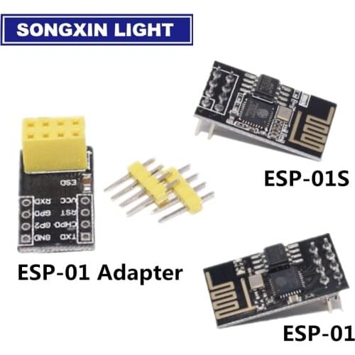 USB to ESP8266 WIFI Module ESP-01 ESP-01S Remote Serial Port WIFI Sensor Transceiver Wireless Board ESP01S Breakout PCB Adapter