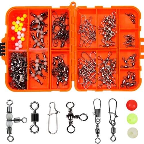 141Pcs Fishing Accessories Kit Compact Multifunction Large Capacity Rust Resistant Fishing Set with Tackle Box for Fishing Love