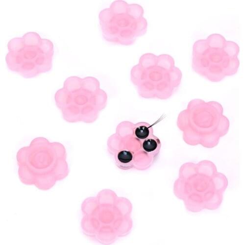 200bags 100pcs/bag 7In1 Flower-Shape Eyelash Extension Glue Cups Tattoo Adhesive Pigment Cups hot