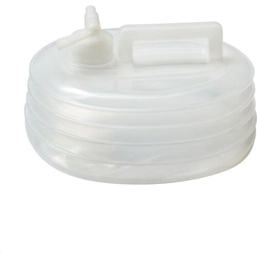 5L Folding Water Bucket Outdoor Camping Plastic Water Storage Bag Foldable Water Bottle Container Camping Drinking Water Bucket