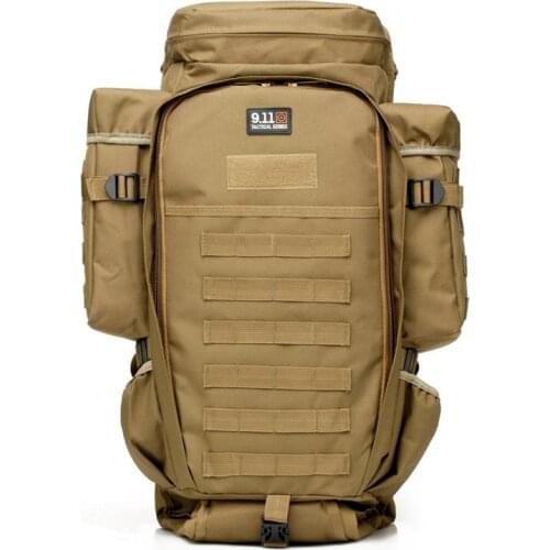 911 Tactical Military Rifle Backpack Nylon Molle Waterprooof Multifunction Outdoor Sports Rucksack Hunting Training Hiking Bag