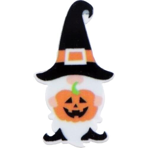 David accessories Halloween Pumpkin Flat back Planar Resin for Home Textile DIY handmade materials,5Yc12395