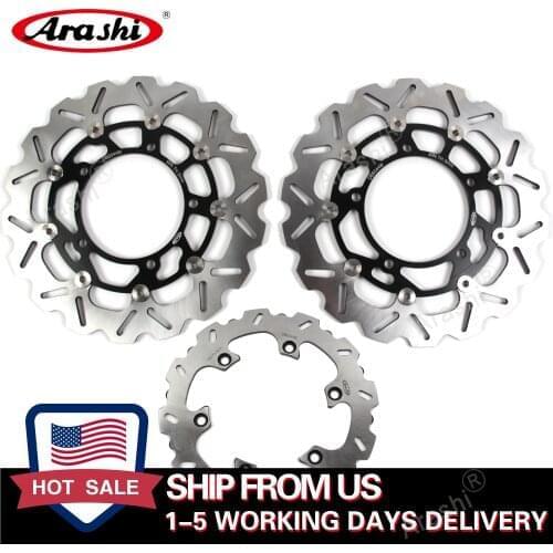 Arashi CNC Front Rotors Rear Brake Disc For SUZUKI HAYABUSA GSXR1300 gen 2 2008-2015 GSX-R GSX1300R / B-KING 1300 2008 2009 2010