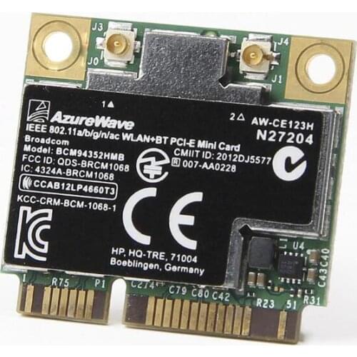 BCM94352HMB formal edition AC867M Wireless card +4.0 Bluetooth for HP 724935-001 MINI PCI-E