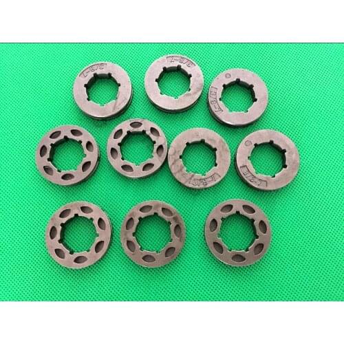 10PCS Chain saw sprocket rim and power mate 3/8" 7T for most Chinese chainsaw replacement 45cc/52cc/4500/5200/5800 Komatsu