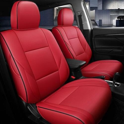Custom car Seat Covers leather for auto mitsubishi outlander Car Seat Covers for Cars auto products car accessories styling