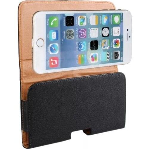 For iPhone 6 6s Plus Horizontal type Vertical PU Leather Men Waist Bag Clip Card Pouch Mobile Phone Holster Case iPhone6s