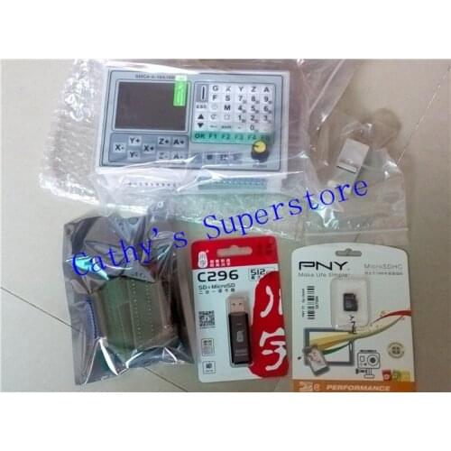 Free Shipping 50KHZ CNC 4 Axis offline controller Breakout Board Carving Engraving Machine Control System Card SMC4-4-16A16B