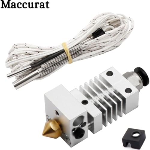 3D Printer Parts Full Metal J-head Hotend MK8 Extruder Kit For CR-10 CR-10S Ender3 3D V6 Bowden Extruder 1.75/0.4MM Nozzle