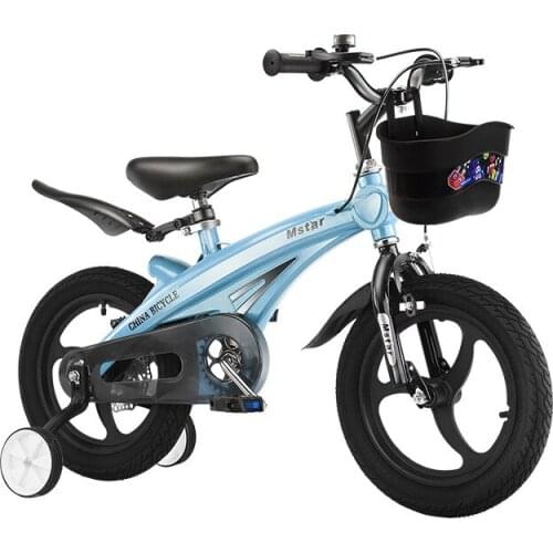 Childrens Bicycle 14-inch Magnesium Alloy Walker 3-7 Year Old Childrens Birthday Gift