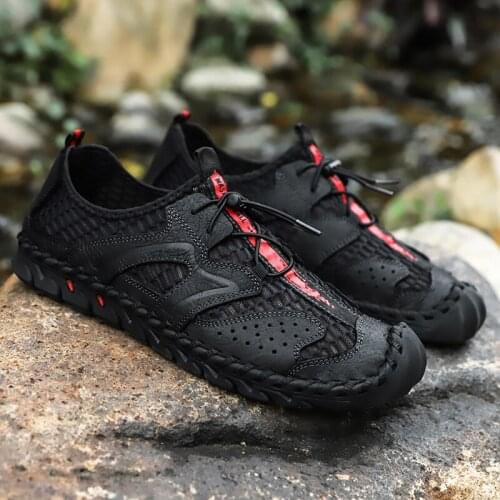 Mens quick-drying hiking wading shoes non-slip wear-resistant water sports shoes water shoes outdoor beach water sports shoes