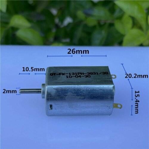 FK-131PH Carbon Brush Motor DC 3V 3.7V 5V 35000RPM High Speed Large Torque DIY Toy Slot Car