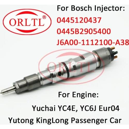 Common Rail Injector 0445120437 New Diesel Nozzle 0445B2905400 Genuine Sprayer 0 445 120 437 For Bosch Auto Parts