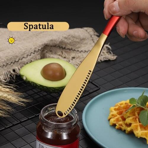 Stainless Steel Butter Knife Cheese Spatula Blade Cutter Pizza Shovel Kitchen Baking Pastry Sauce Spatula Cake Decorating Tools