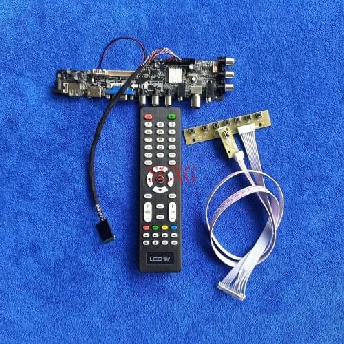 Matrix drive card 1366*768 Kit LVDS 40Pin Digital For LTN156AT02-D01/D09/F01/J01/L01/P01/W01 VGA USB AV DVB HDMI-compatible LED