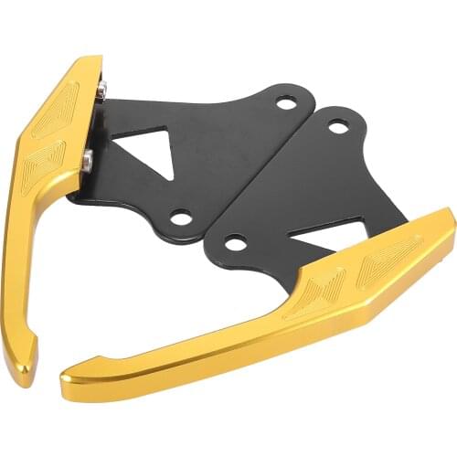 Motoforti 1 Pair Motorcycle Rear Passenger Grab Bars Seat Rail Pillion Handle Armrest Trim Bars for Honda MSX125 M3