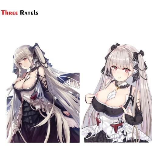 Three Ratels FC629 Formidable Azur Lane anime girl car body sticker macbook decal