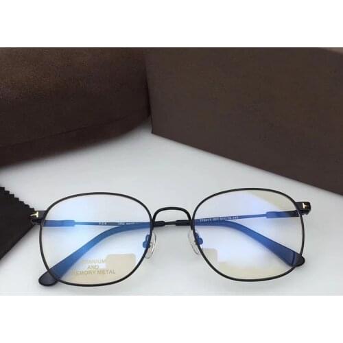 2021 New Tom For Men Optical Eyeglasses Frames Ford Fashion metal Women Reading Myopia Prescription Eye Glasses TF5417 With Case