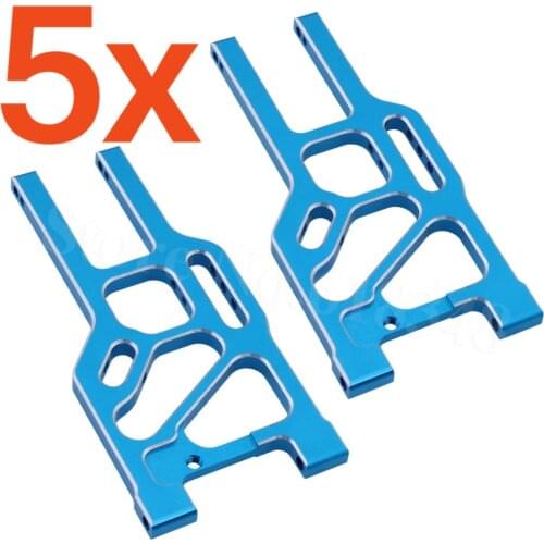 Wholesale 5Pairs/Lot HSP 860003 N Upgrade Parts For 1/8 RC Model Car Front Lower Suspension Arm CNC 94762