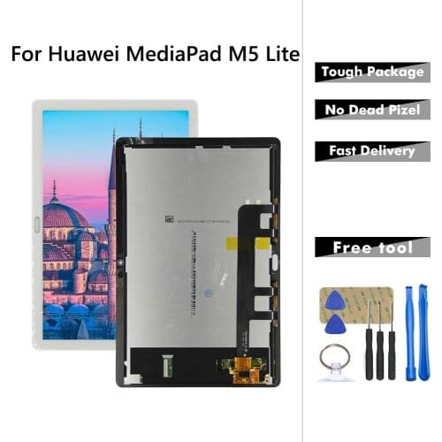 10.1" For Huawei MediaPad M5 Lite LTE 10 BAH2-L09 BAH2-W19 BAH2-L09C Bach2-L09C Touch Screen Digitizer Lcd Display Assembly