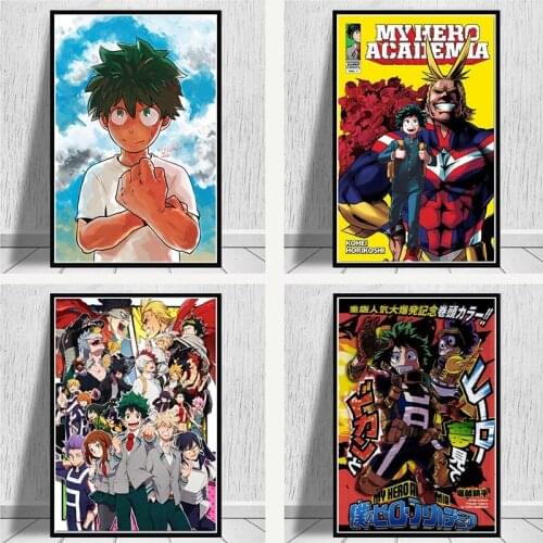 Posters And Prints Boku No Hero My Hero Academia Anime Pictures On The Wall Canvas Painting Art Decoration Home Decor Cuadros