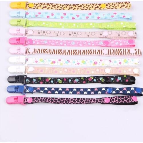 Adjustable Baby Pacifier Clip Pacifier Chain Dummy Holder For Nipples Holder Children Pacifier Clips Teether Anti-drop Rope