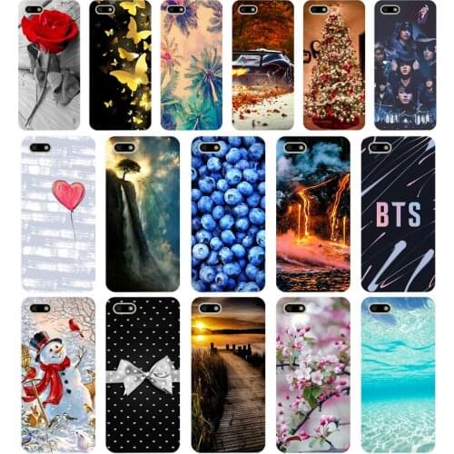 X Silicone case For Huawei Honor 7A Case 5.45" inch Soft Phone Case Huawei Honor 7A 7 A DUA-L22 Russian Back Cover Coque bumper