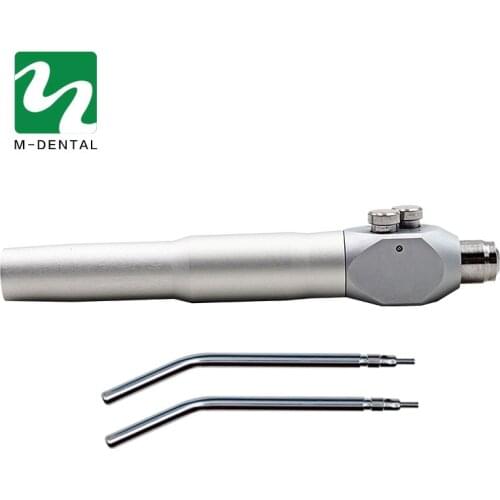 1 Set Dental Three Way Air Water Straight Syringe+2 Nozzles Tips Dental Care Equipment for Dentist Free Shipping