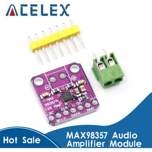 Max98357 3w Class D Amplifier Breakout Interface I2s Dac Decoder Module Filterless Audio Board For Raspberry Pi Esp32