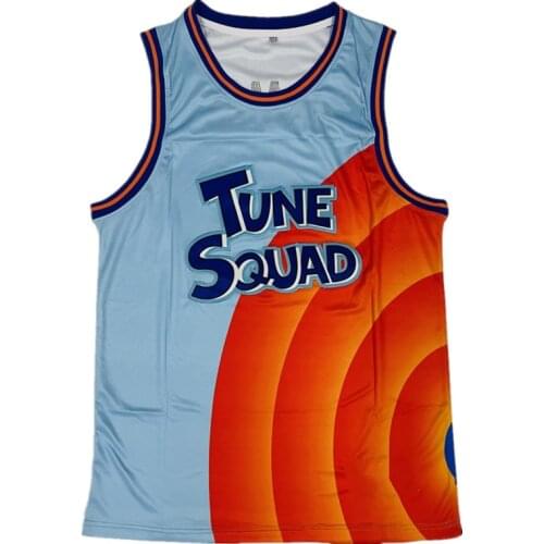 Jam JAMES 6# Movie Tune Squad Basketball Jersey Set Sports Air Slam Dunk Sleeve Shirt Singlet Uniform