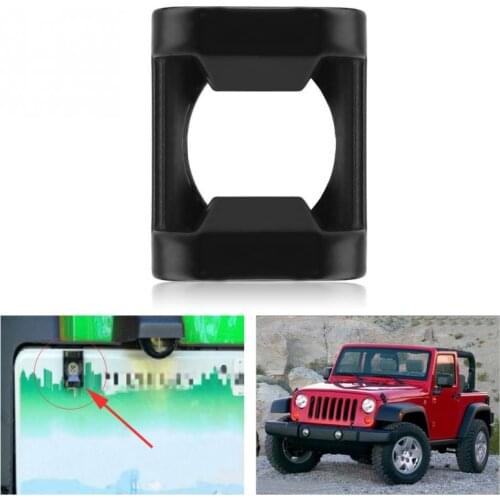 Car Rear License Plate Mounted Bottle Opener Tailgate Accessory for Jeep Wrangler JK JKU TJ Decoration Car Styling