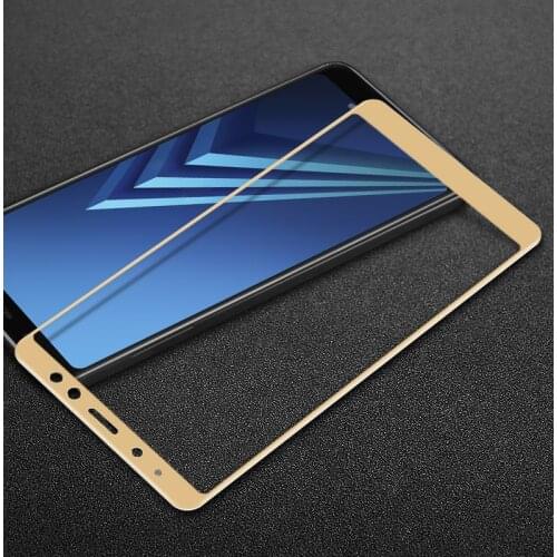 Full Glue Full Cover Tempered Glass For Samsung Galaxy A8 Plus 2018 Screen Protector protective film For SM-A730F glass