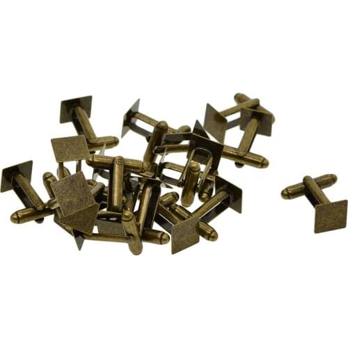 20pcs Cufflinks Cufflink Cuff Men Cufflinks Fabric Silk Head