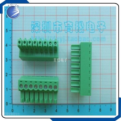10PCS/LOT KF2EDG3.81 plug 8P 3.81MM 300V8A connector plug terminal 10