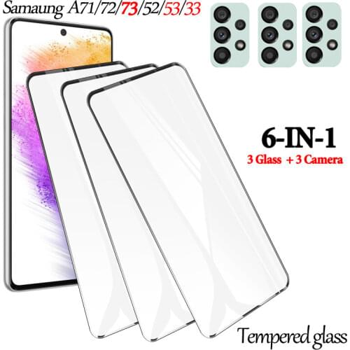 A72 screen protector for samsung a72 tempered glass galaxy a71 4g camera protection SM-A725F A715 A716 samsung a 72 cover glass