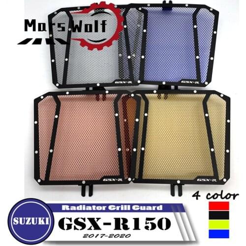 Motorcycle Aluminum Radiator Guard Radiator Grille Cover Protection For GSX-R 125 GSX-R 150 GSX-R150 GSXR125 GSXR150 2017-2020