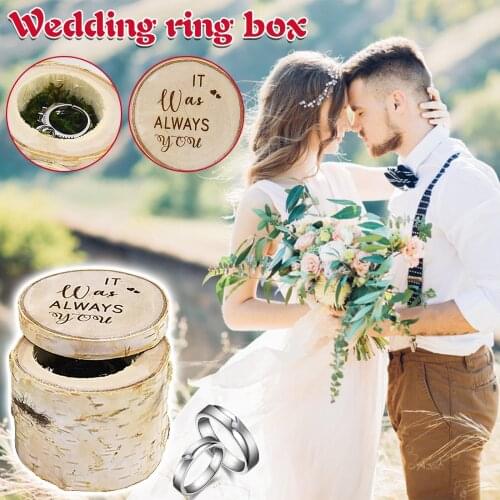 Wood Wedding Ring Box Proposal Ring Box Rustic Ring Bearer Pillow Engagement Gift Country Wedding Valentines Gift Wedding Decor