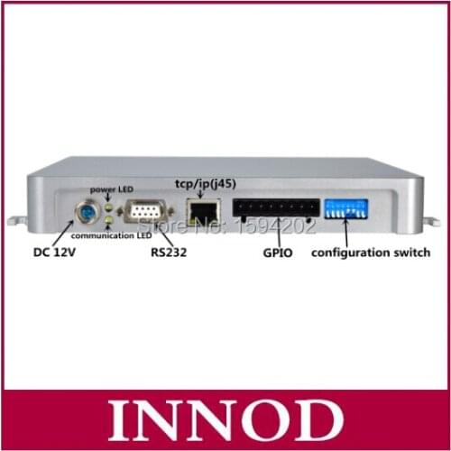Ethernet TCP/IP(RJ45)/RS-232/RS-485 interface UHF RFID R2000 fixed reader with four antenna ports for race timing system